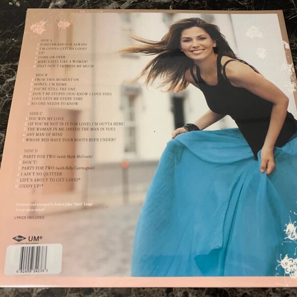 Shania Twain Greatest Hits 2-LP ~ Exclusive Colored Vinyl ~ New/Sealed! - Picture 2 of 2